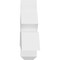 Ekena Millwork Redmond Architectural Grade PVC Gable Bracket, 36"W x 12"H x 4"D x 4"F, 8/12 Pitch GBP036X12X0404RED00 - alternate 3
